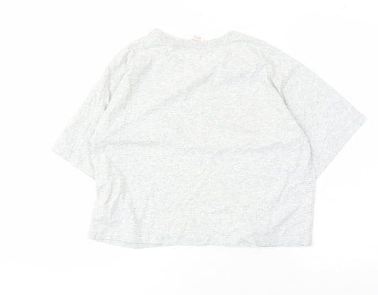 Champion Grey Unisex XS Short Sleeve T-Shirt