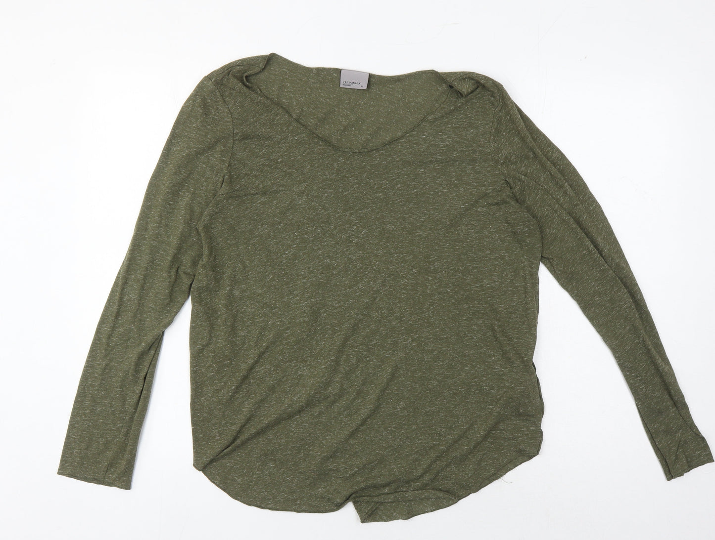 Vero Moda Women's XL Green Basic Long Sleeve T-Shirt