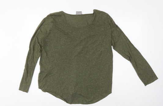 Womens UK Size XL VERO MODA Green Cotton Blend T-Shirt