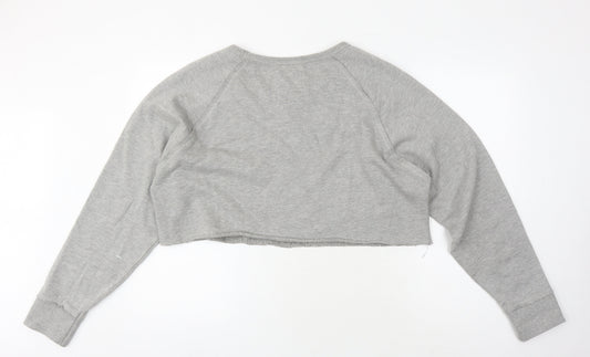Epona Women's Grey Crop Sweatshirt, S, University Style