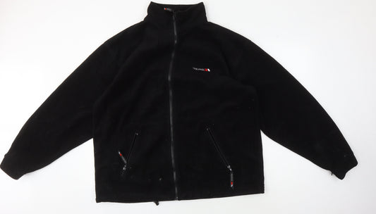 Trespass Men's Black Fleece Jacket - Size L, Casual Outdoor