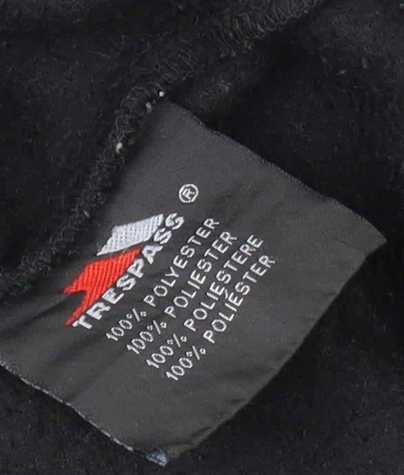 Trespass Men's Black Fleece Jacket - Size L, Casual Outdoor