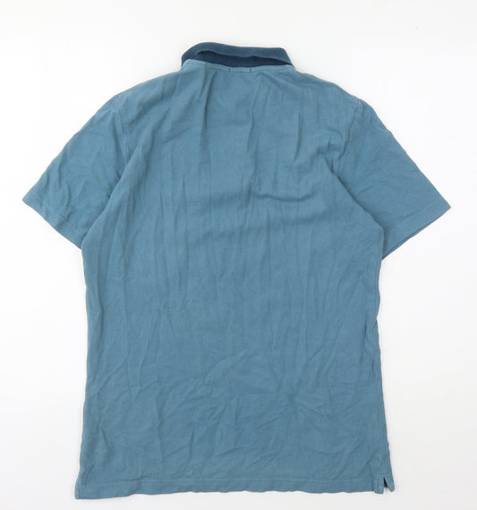 Original Penguin Men's Blue Slim Fit Polo - M