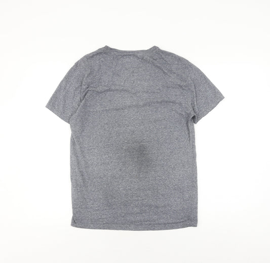 Tommy Jeans Men's Grey Regular Fit T-Shirt Small