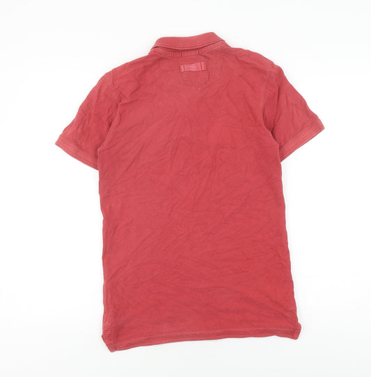 FatFace Men's Red Polo Shirt XS