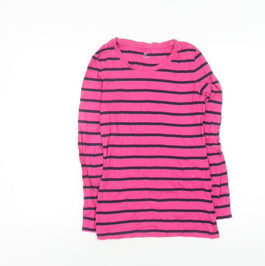 Gap Pink Striped Women's XS Long Sleeve T-Shirt