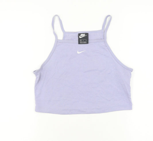 Nike Women's Purple Halter Camisole Tank Top M