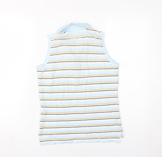 Tommy Hilfiger Women's Multicoloured Striped Polo M