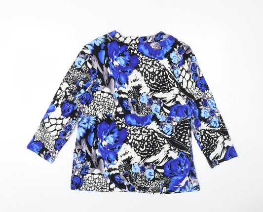 Autonomy Women's Multicoloured Wrap Blouse, Size 14