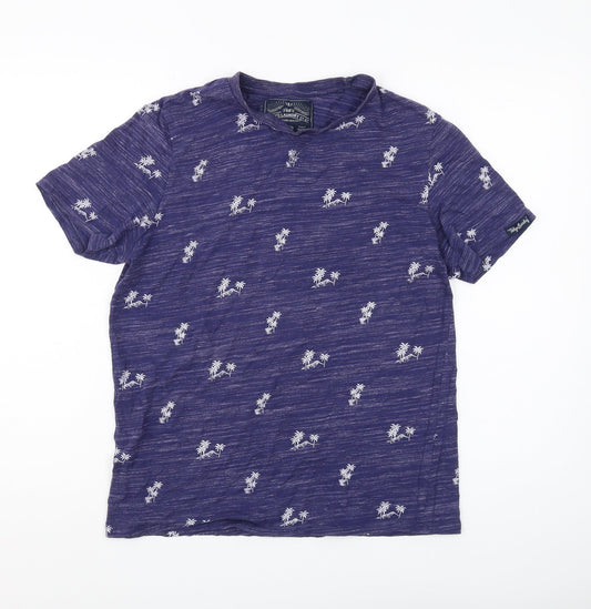 Tokyo Laundry Men's Purple Beach Short Sleeve T-Shirt M