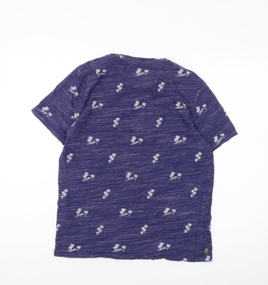 Tokyo Laundry Men's Purple Beach Short Sleeve T-Shirt M