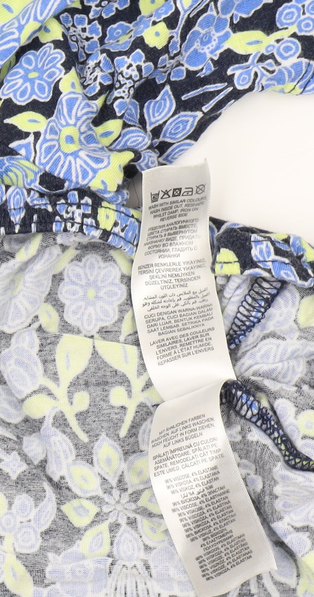 Brand and care label for Red Herring Women's Floral Blouse, size 16