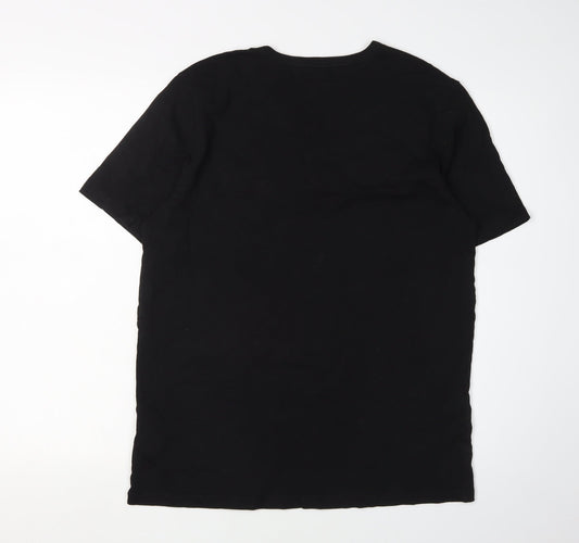 Hugo Boss Men’s Black Cotton T-Shirt, L