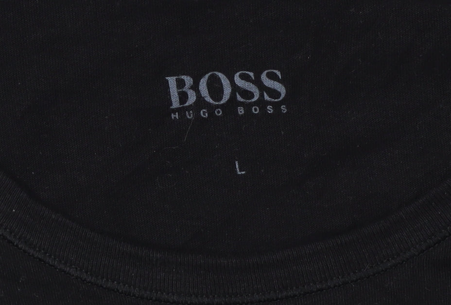 Hugo Boss Men’s Black Cotton T-Shirt, L
