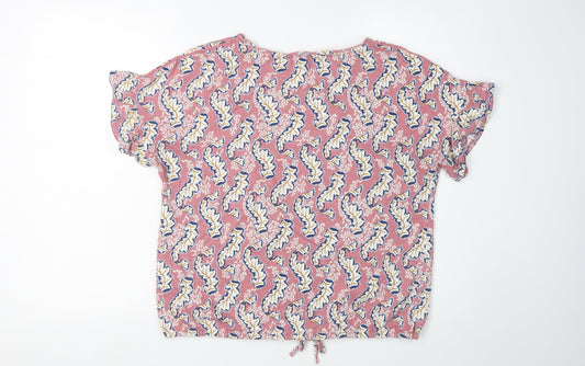 Womens UK Size 12 White Stuff Multicoloured 100% Cotton Blouse