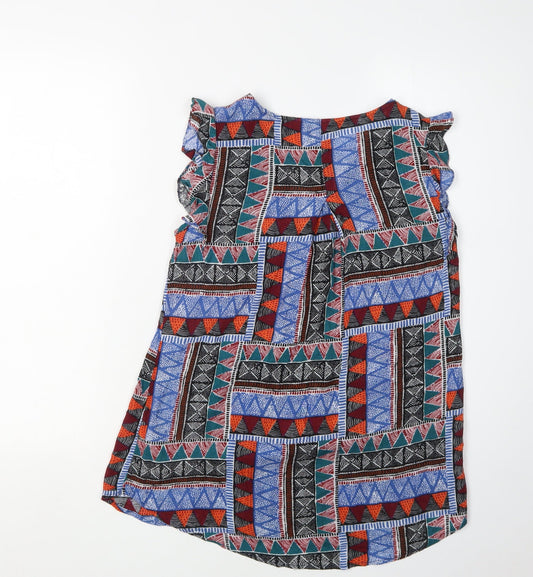 Fat Face Women's Multicoloured Tunic Blouse Size 6