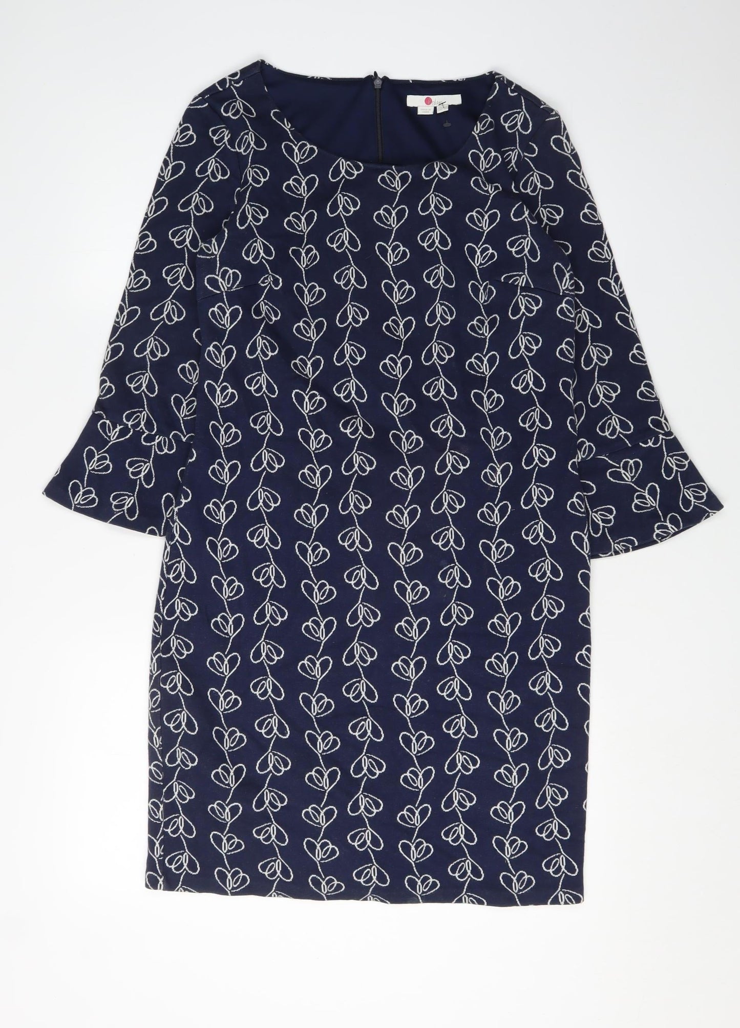 Boden Women's Blue Shift Dress Size 10
