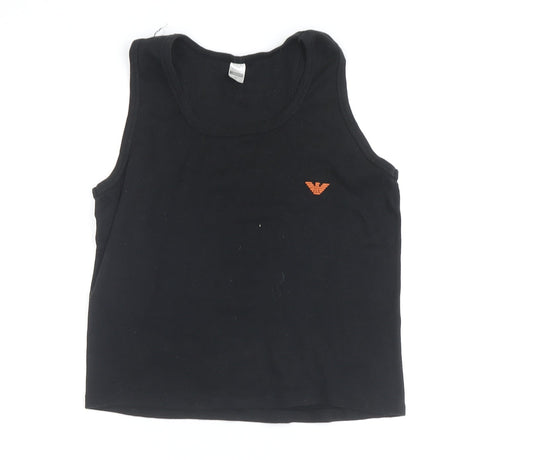 Emporio Armani Women's Black Tank Top Size M