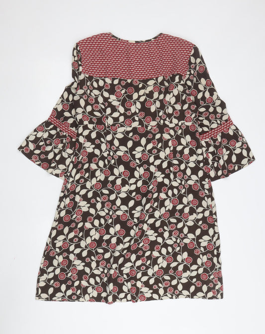 Boden Women's Multicoloured A-Line Dress Size 12