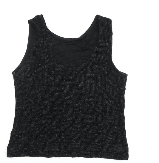 Apostrophe Women's Black Petite Tank Top