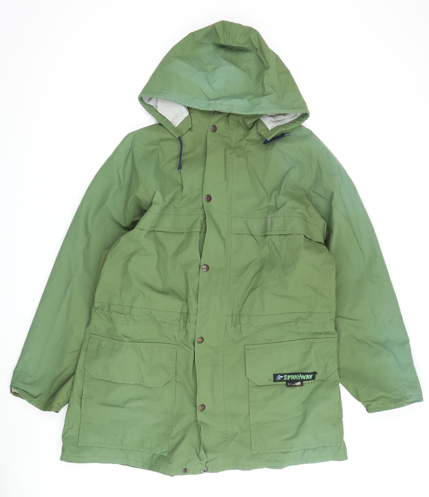 Sprayway Men's Green Waterproof Parka, Size L