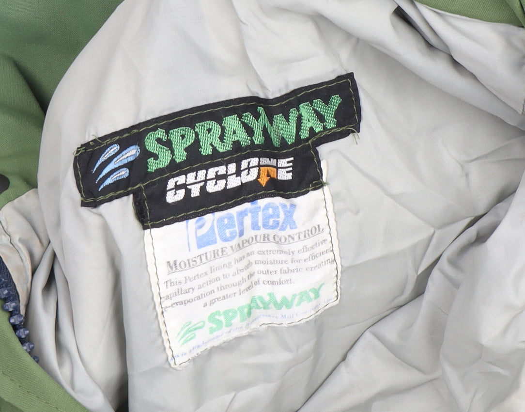 Sprayway Men's Green Waterproof Parka, Size L