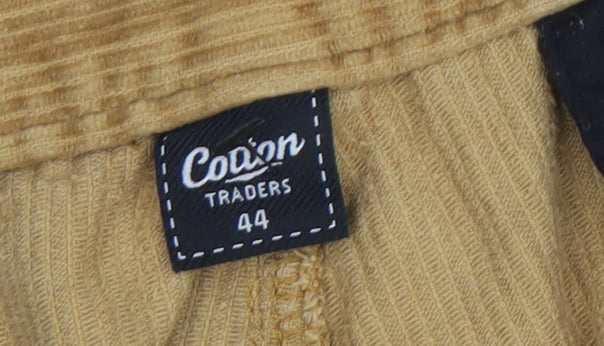 Cotton Traders Men's Beige Corduroy Trousers