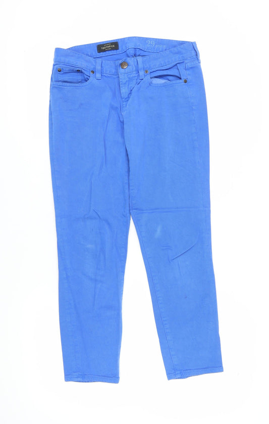 Additional front view of J.Crew Women's Blue Ankle Jeans, size 29
