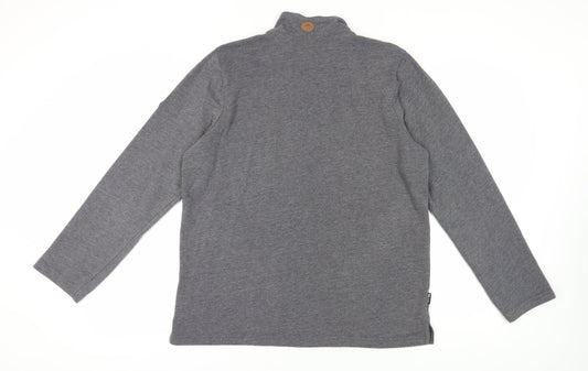 Trespass Men's Grey 1/4 Zip Sweatshirt Size L