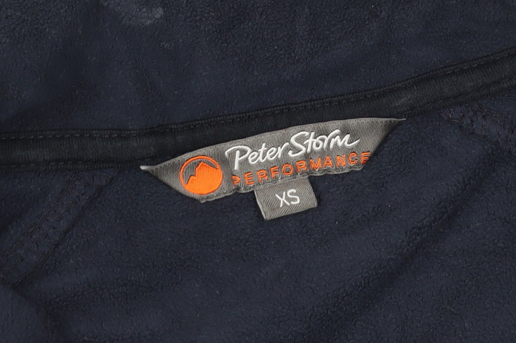 Peter Storm Men's Navy XS 1/2 Zip Fleece Sweatshirt