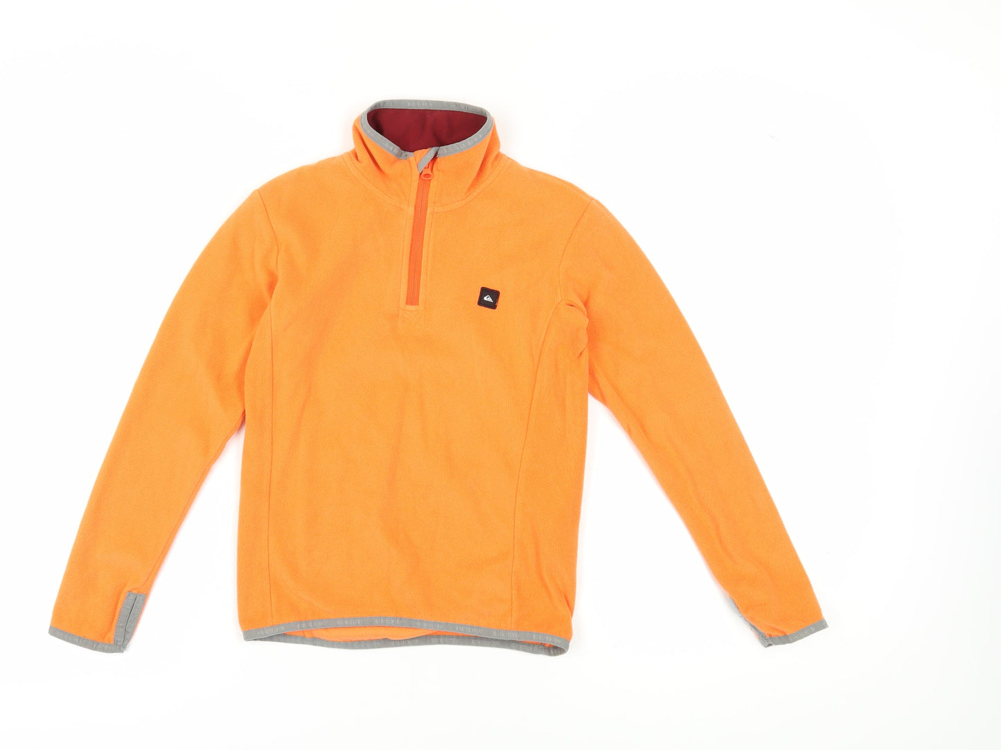 Quiksilver Unisex Orange High Neck Pullover Sweatshirt