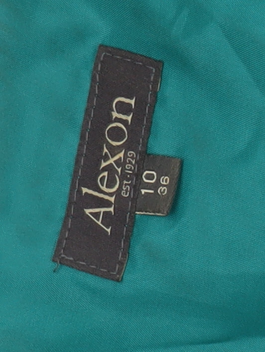 Alexon Women's Green V-Neck Sheath Dress Size 10