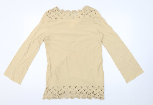 Banana Republic Women's Beige Tunic Blouse, Size S