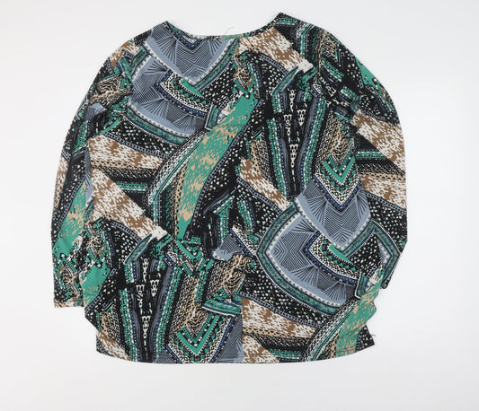 Womens UK Size M Klass Multicoloured Polyester Blouse