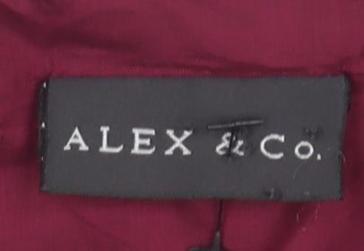 Alex & Co. Women's Red Sleeveless Blouse, Size 10
