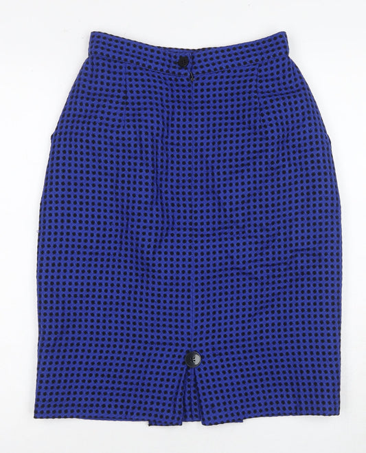 Windsmoor Women's Blue Wool Pencil Skirt Size 10