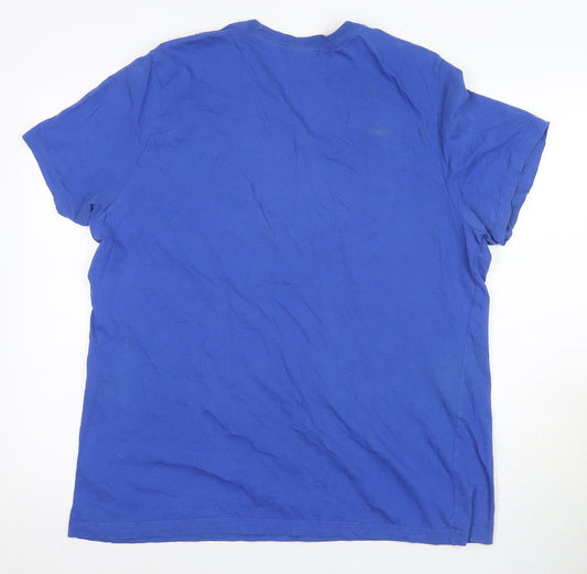 Mens UK Size XL Nike Blue Cotton T-Shirt