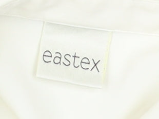 Eastex Women's Ivory Button-Up Blouse Size 14