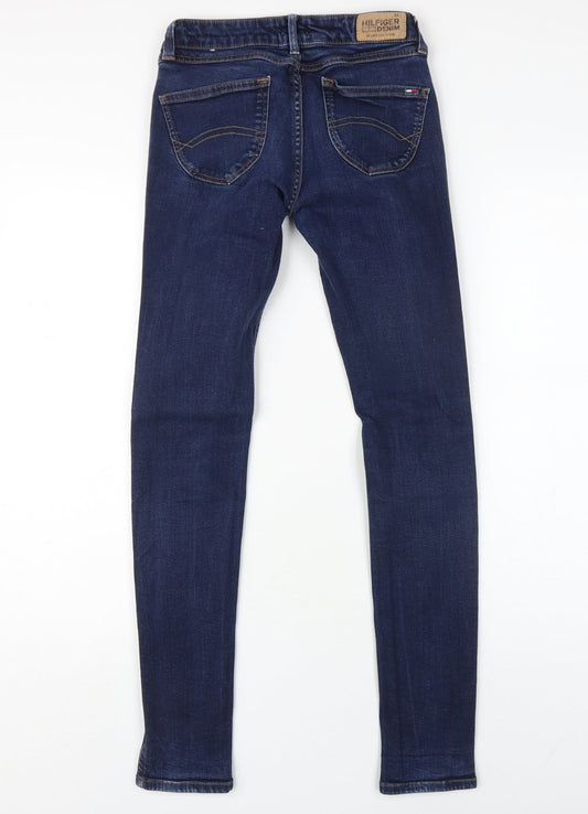 Hilfiger Women's Blue Skinny Jeans UK 8 Slim Fit