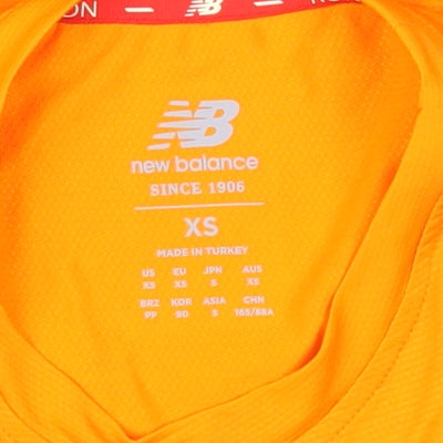 New Balance Unisex Orange XS Short Sleeve T-Shirt
