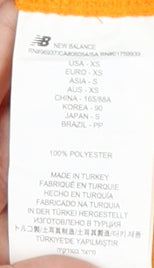 New Balance Unisex Orange XS Short Sleeve T-Shirt