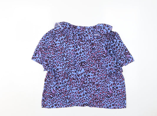 Whistles Women's Multicoloured Wrap Blouse Size 16