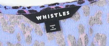 Whistles Women's Multicoloured Wrap Blouse Size 16