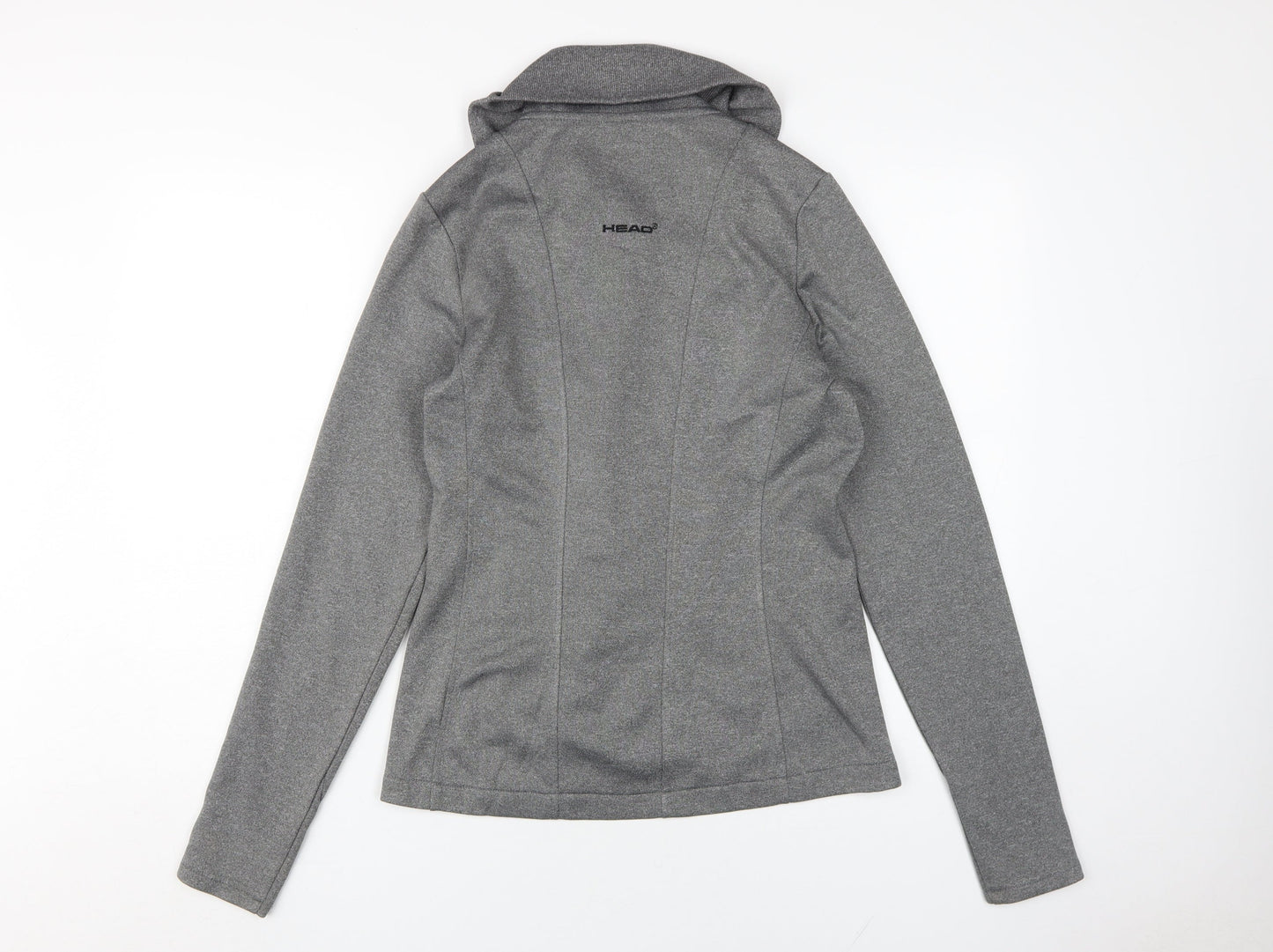 Head Women's Grey Biker Jacket - Size S, Casual Style