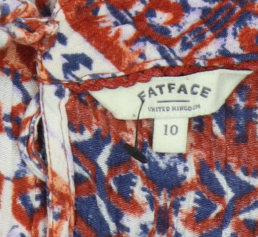 FatFace Women's Multicoloured Midi Shift Dress