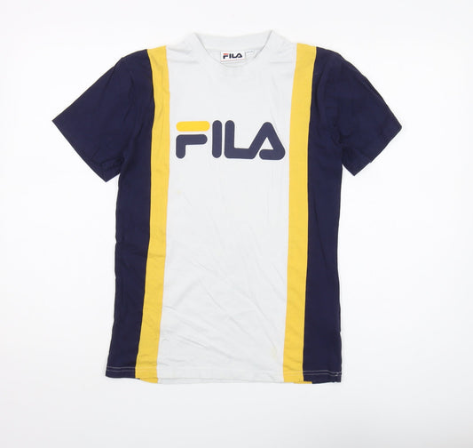 Fila Unisex Multicoloured 2XS T-Shirt, Casual Style