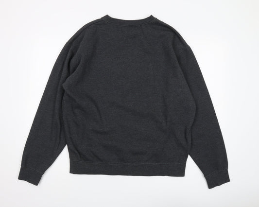 Fila Men's Black Pullover Sweatshirt - Size L