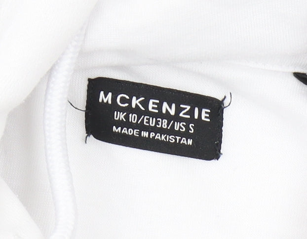 McKenzie Women's White Pullover Hoodie Size 10