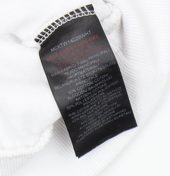 McKenzie Women's White Pullover Hoodie Size 10
