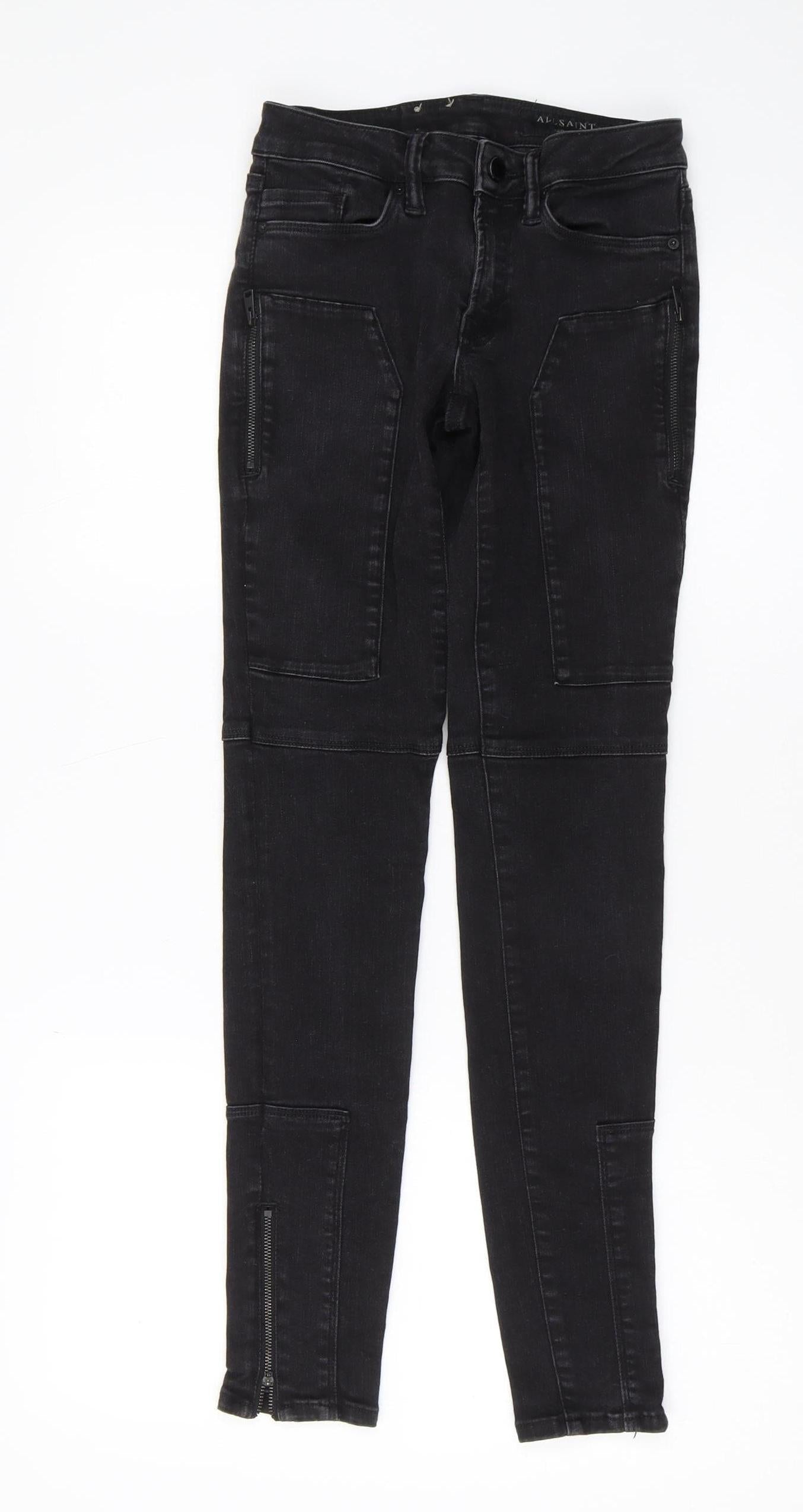 AllSaints Women's Black Skinny Jeans XS